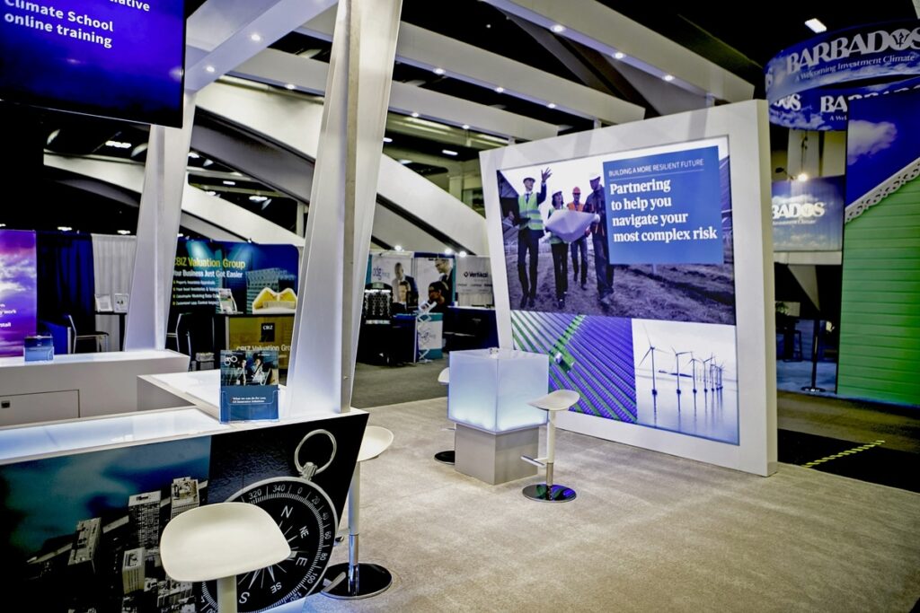 Custom display exhibit at RIMS