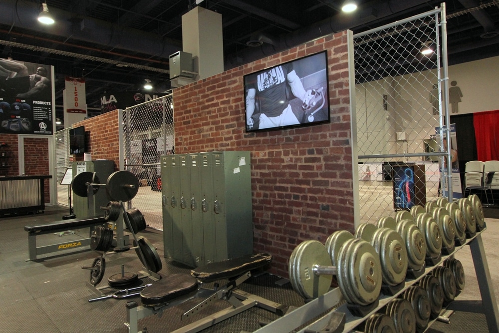 Arnold Expo Custom built trade show island booth