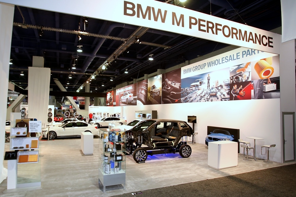 large custom display for car shows