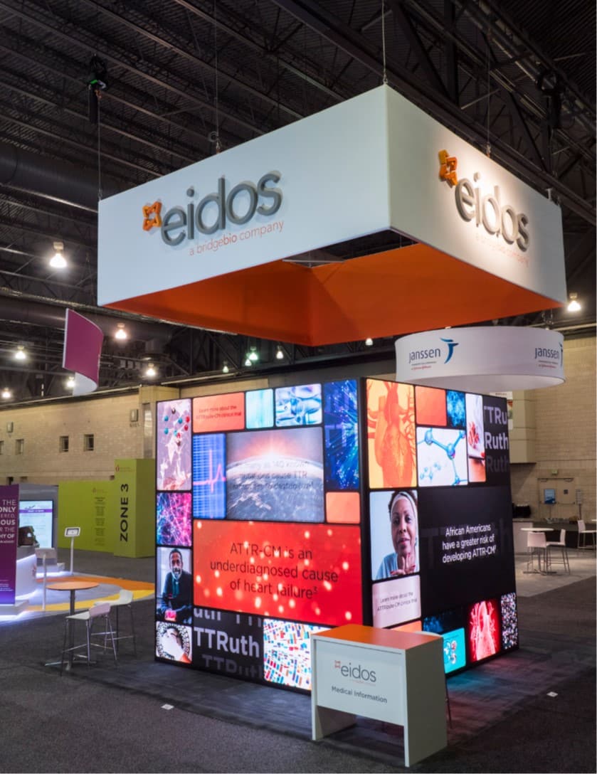 Custom trade show video Wall